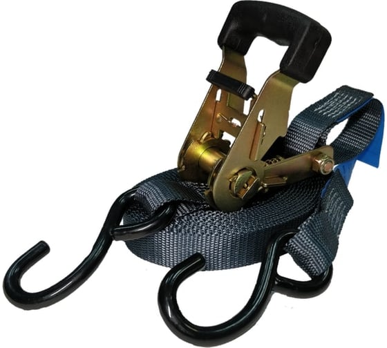 Изображение товара Стяжной ремень UVE 0,75/1,5 т, 4 м, 25 мм, S-крюк, ERGO RS2-25-1500-4-ergo