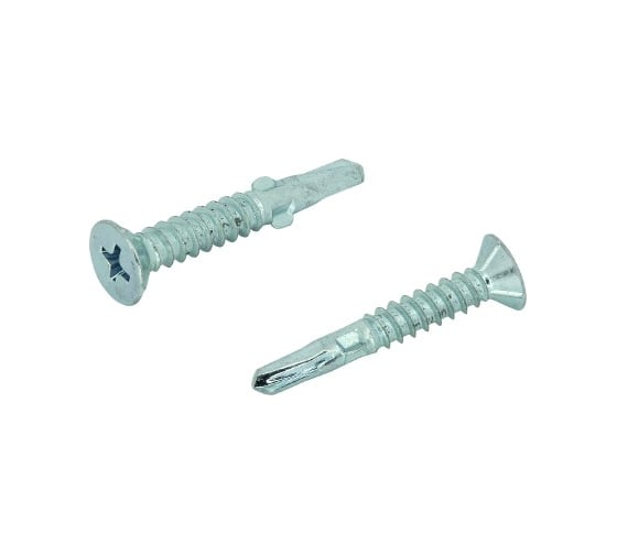 Изображение товара Саморез ЦКИ дерево-металл, потайн., FLUGEL 5.5х50, Ц, Ph 3, уп. 150 шт. 65021