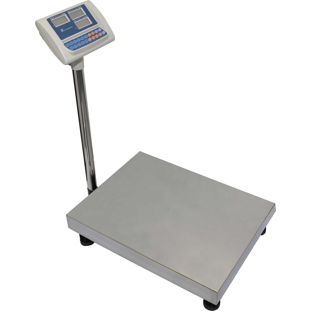 Изображение товара Электронные напольные весы МЕХЭЛЕКТРОН ВЭТ-60-20-1С-АБ 60кг 400x500 мм