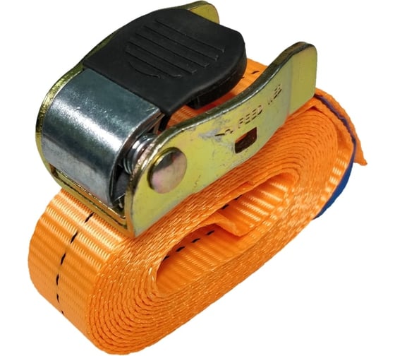 Изображение товара Стяжной ремень с пружинным замком UVE 600 daN, 3 м, 25 мм, оранжевый RS-25-600-3-orange