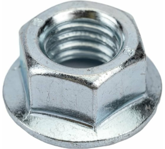 Изображение товара Гайка с фланцем ООО ПКФ Сварком М16 цинк, DIN 6923, 15 шт. k00003807