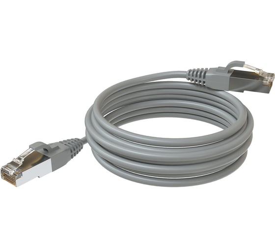 Изображение товара Патч-корд SYSMATRIX экранированный, RJ-45, Кат.5е, 5 метров, LSZH, серый, PC PC 4545.5ES26.5LSZHGY