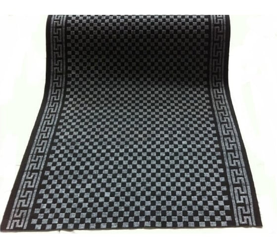 Изображение товара Влаговпитывающая придверная дорожка ComeForte жаккард черный HP-2013