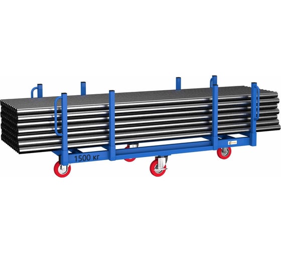Изображение товара Тележка для длинномерных грузов FLAMES г/п 1500 кг 1309.102