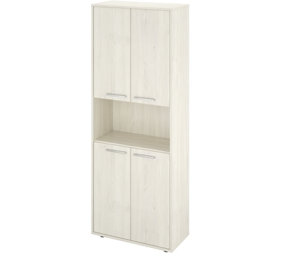 Изображение товара Шкаф Монолит Канцлер 1 откр. полка (700x338x1845) (КЦ14+КЦ17_4) Скандинавское дерево белое38 КЦ29.38