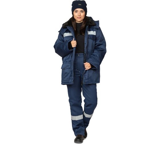 Изображение товара Куртка женская утепленная Прабо Зима синий, р. 104-108, рост 158-164 18617