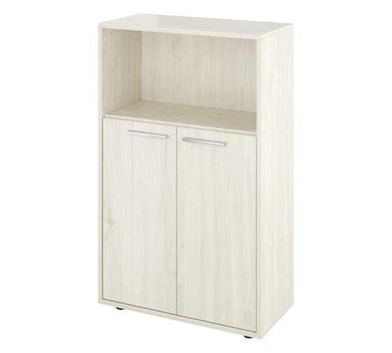 Изображение товара Шкаф Монолит Канцлер никзий 1 откр. полка (700x338x1135) (КЦ13+КЦ17_2) Скандинавское дерево белое38 КЦ37.38