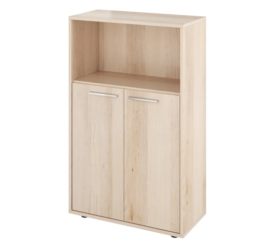 Изображение товара Шкаф Монолит Канцлер никзий 1 откр. полка (700x338x1135) (КЦ13+КЦ17_2) Бук артизан перламутровый39 КЦ37.39