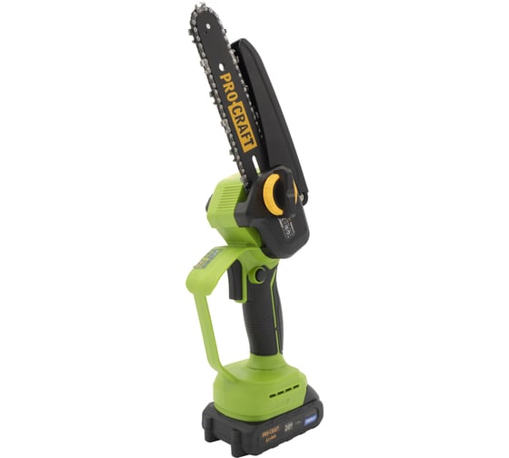 Изображение товара Пила цепная аккумуляторная PROCRAFT PKA44 2/2 20 В, 6''+8'', 2 АКБ 1,5 Ач+ЗУ+2 Шина+2 Цепи, Кейс, PKA44 2/2 BMC