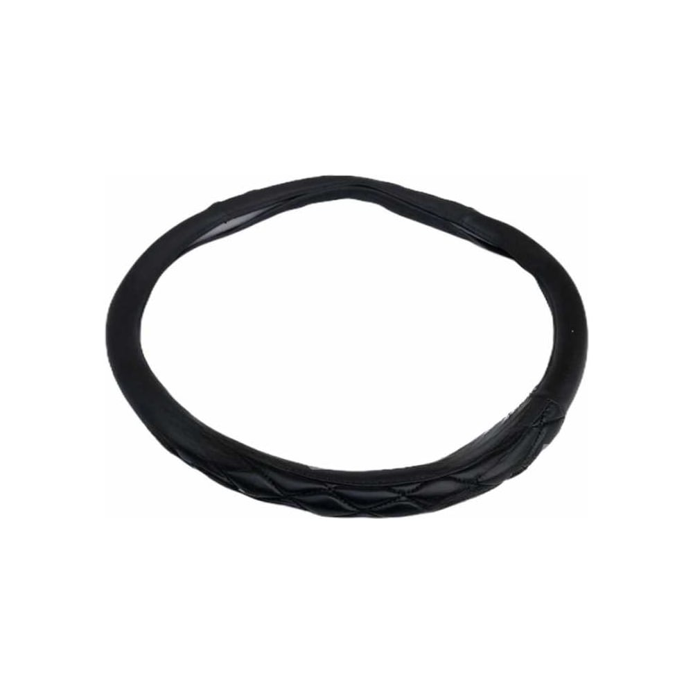 Изображение товара Оплетка на руль Крал 45 см кожа черная для автомобиля