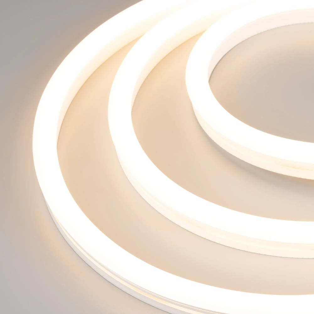 Изображение товара Гибкая неоновая лента Arlight WAVE-SIDE-A120-12x25mm 230V теплый белый 50м IP67