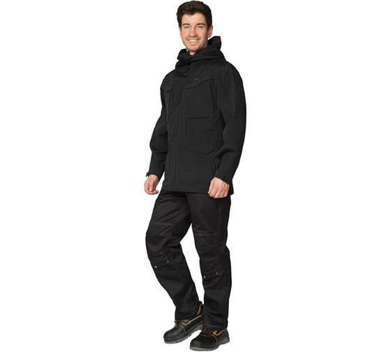 Изображение товара Куртка мужская демисезонная Прабо Камелот черный, р. 88-92, рост 170-176 5113