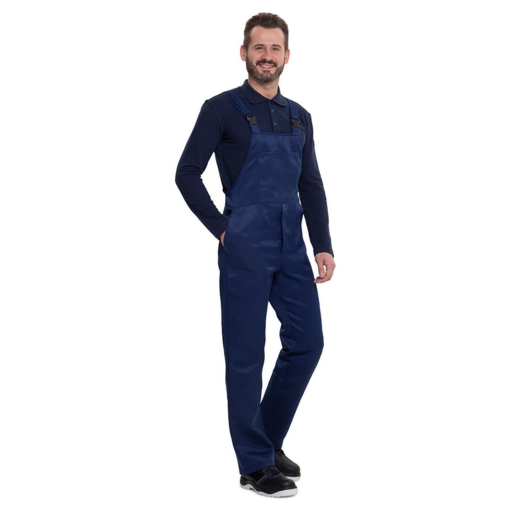 Изображение товара Мужской полукомбинезон Прабо Стандарт 2 синий размер 96-100 защита от загрязнений