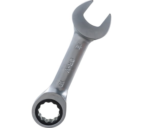 Изображение товара Гаечный ключ Thorvik CSRW19 комбинированный трещоточный короткий, 19 мм 53528