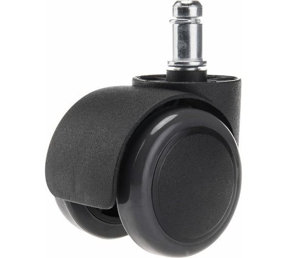 Изображение товара Колеса (ролики) для кресла ОФИСМАГ прорезиненные, КОМПЛЕКТ 5 шт, шток d11 мм, черные, в пакете, WBZ, 533083