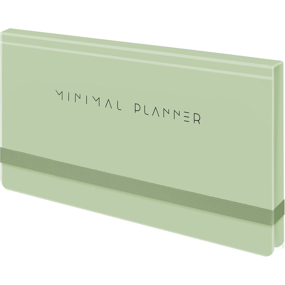 Изображение товара Еженедельник недатированный BRAUBERG 171x93мм твердый зеленый 64 л