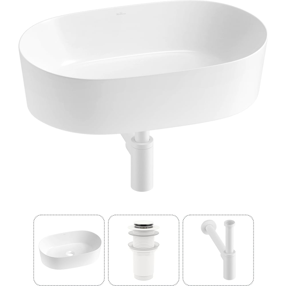 Изображение товара Набор Wellsee 3 в 1 Saint-Germain накладная раковина 56x37 см