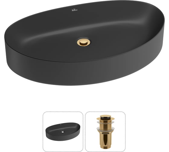 Изображение товара Набор Wellsee 2 в 1 Belle Spa 2.0 накладная раковина 64x40 см 20212623R
