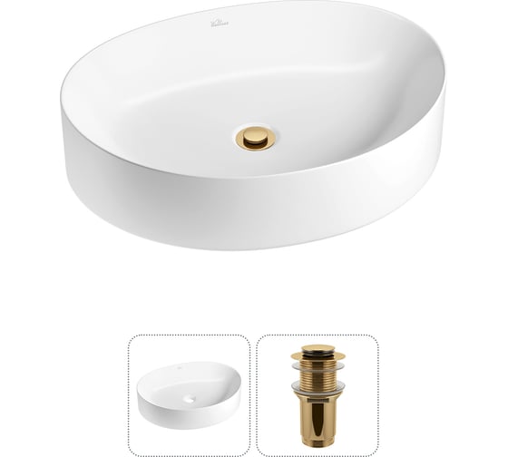 Изображение товара Набор Wellsee 2 в 1 Belle Spa 2.0 накладная раковина 50x38 см 20212579R