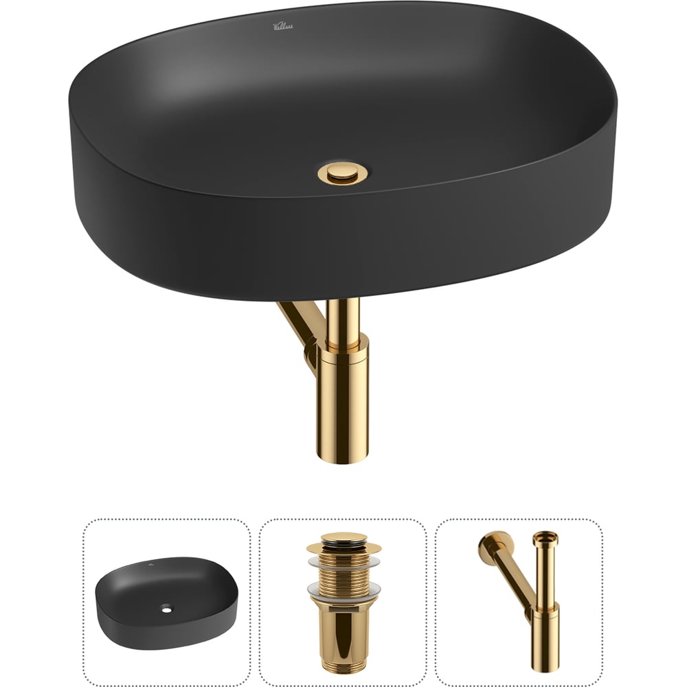 Изображение товара Набор Wellsee Belle Spa 2.0 накладная раковина 55x45 см