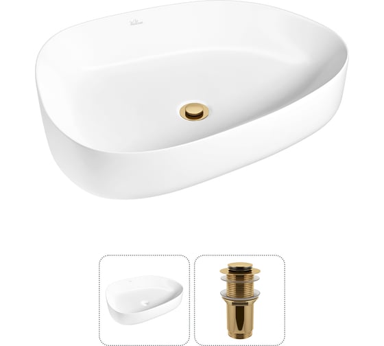 Изображение товара Набор Wellsee 2 в 1 Belle Spa 3.0 накладная раковина 55x40 см 20212719R