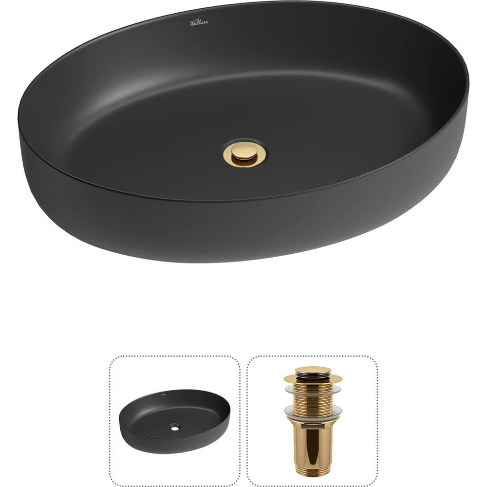 Изображение товара Набор Wellsee 2 в 1 Belle Spa 3.0 накладная раковина 55x41 см