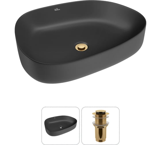 Изображение товара Набор Wellsee 2 в 1 Belle Spa 3.0 накладная раковина 55x40 см 20212735R