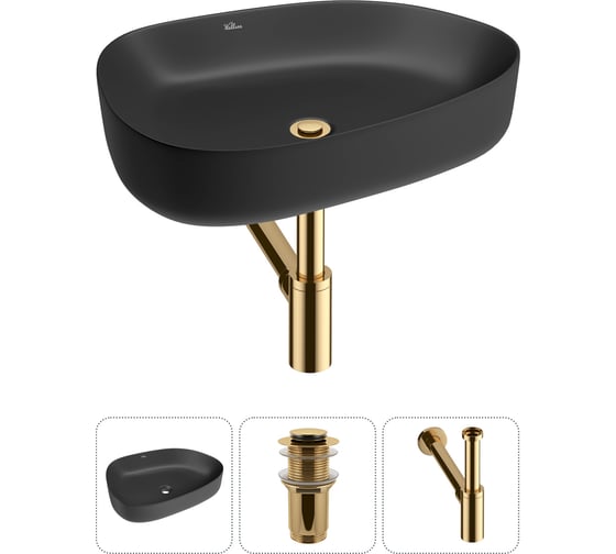 Изображение товара Набор Wellsee 3 в 1 Belle Spa 3.0 накладная раковина 55x40 см 20212738R