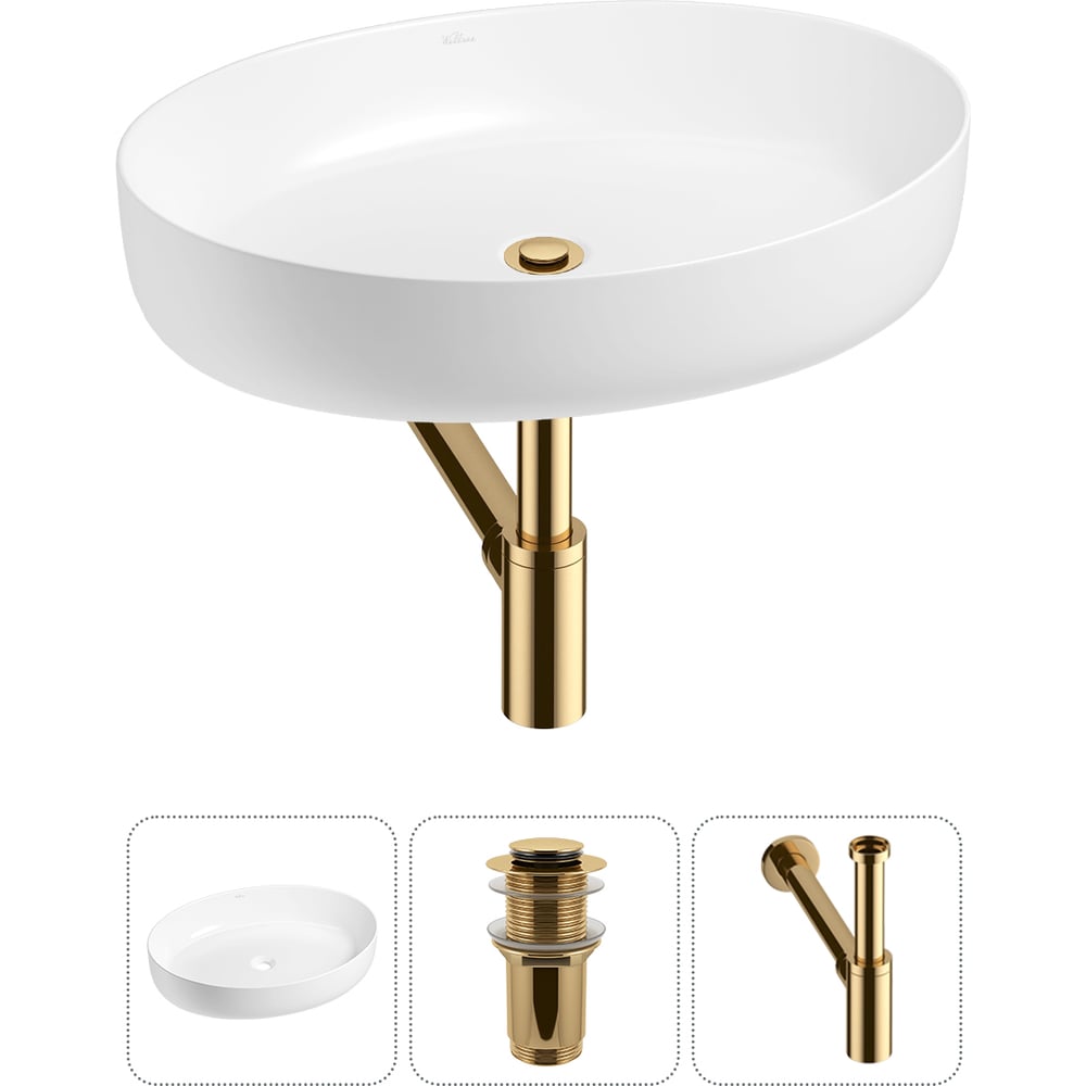 Изображение товара Wellsee 3 в 1 Belle Spa 3.0 накладная раковина 55x41 см