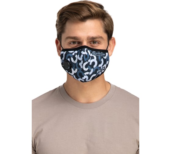 Изображение товара Полумаска RINIDI Silver Nano Эски Артемия Лебедева, 4-х слойная FPP-15 Эски-Nano