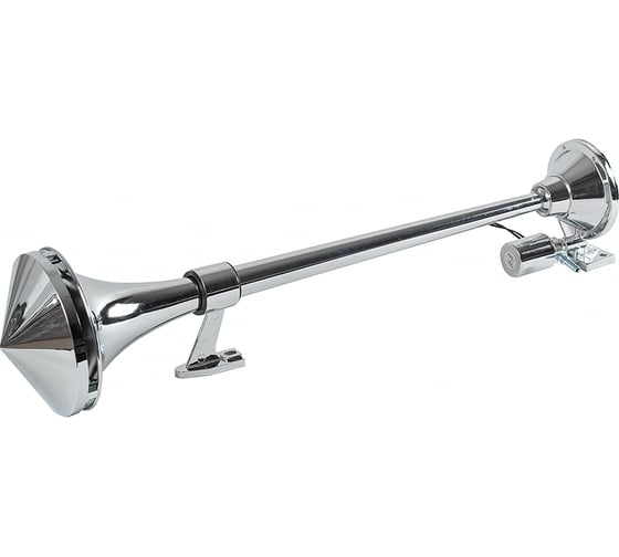 Изображение товара Сигнал Крал YB-201 B 1- рожк. хром кругл.600мм, Конусная защита, 4306