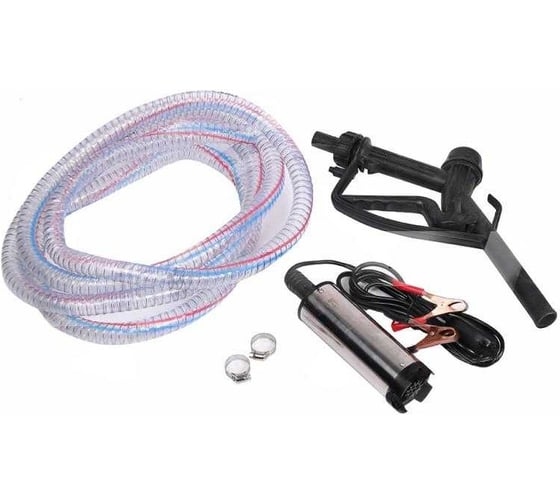 Изображение товара Насос для перекачки топлива Крал 24В 51 мм с пистолет и шланг 4 м 6208