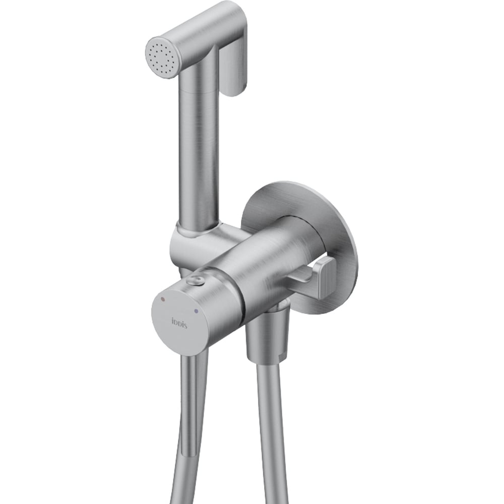 Изображение товара Встраиваемый смеситель с гигиеническим душем IDDIS матовый хром 005BCR0i08