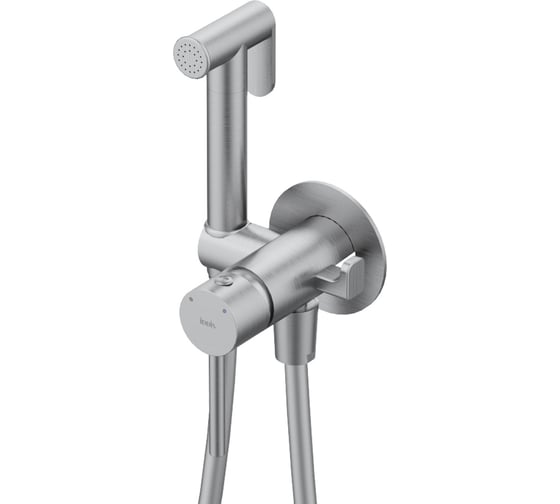 Изображение товара Встраиваемый смеситель с гигиеническим душем IDDIS матовый хром 005BCR0i08