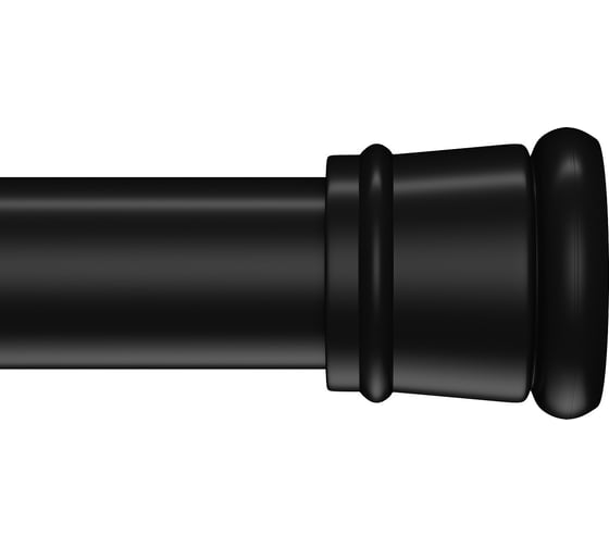 Изображение товара Карниз для ванной комнаты IDDIS 110-200 см, черный SRB0120i14