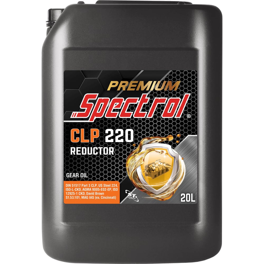 Изображение товара Масло редукторное Spectrol синтетическое PREMIUM SYNTH CLP 220 20л канистра