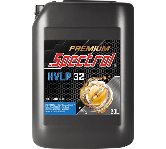 Изображение товара Масло гидравлическое Spectrol PREMIUM HVLP 32 20л 98964