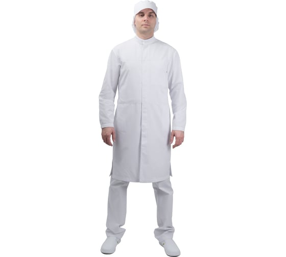 Изображение товара Халат ГК Спецобъединение АПРЕЛЬ ХАССП белый Хал 877/88/170