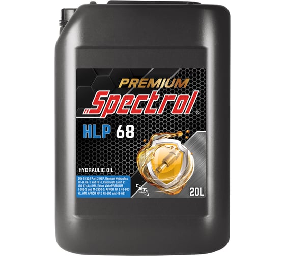 Изображение товара Масло гидравлическое Spectrol PREMIUM HLP 68 20л 98958