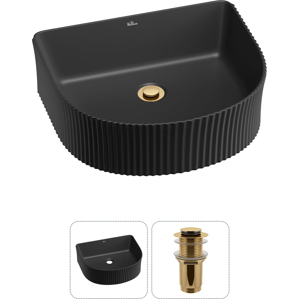 Изображение товара Набор Wellsee 2 в 1 Festive Fox накладная/подвесная раковина 40x35 см 20213644R