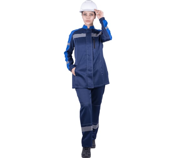 Изображение товара Летний женский костюм ГК Спецобъединение РОУД синий/василек Кос 559/80/158