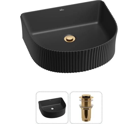 Изображение товара Набор Wellsee 2 в 1 Festive Fox накладная/подвесная раковина 45x40 см 20213656R