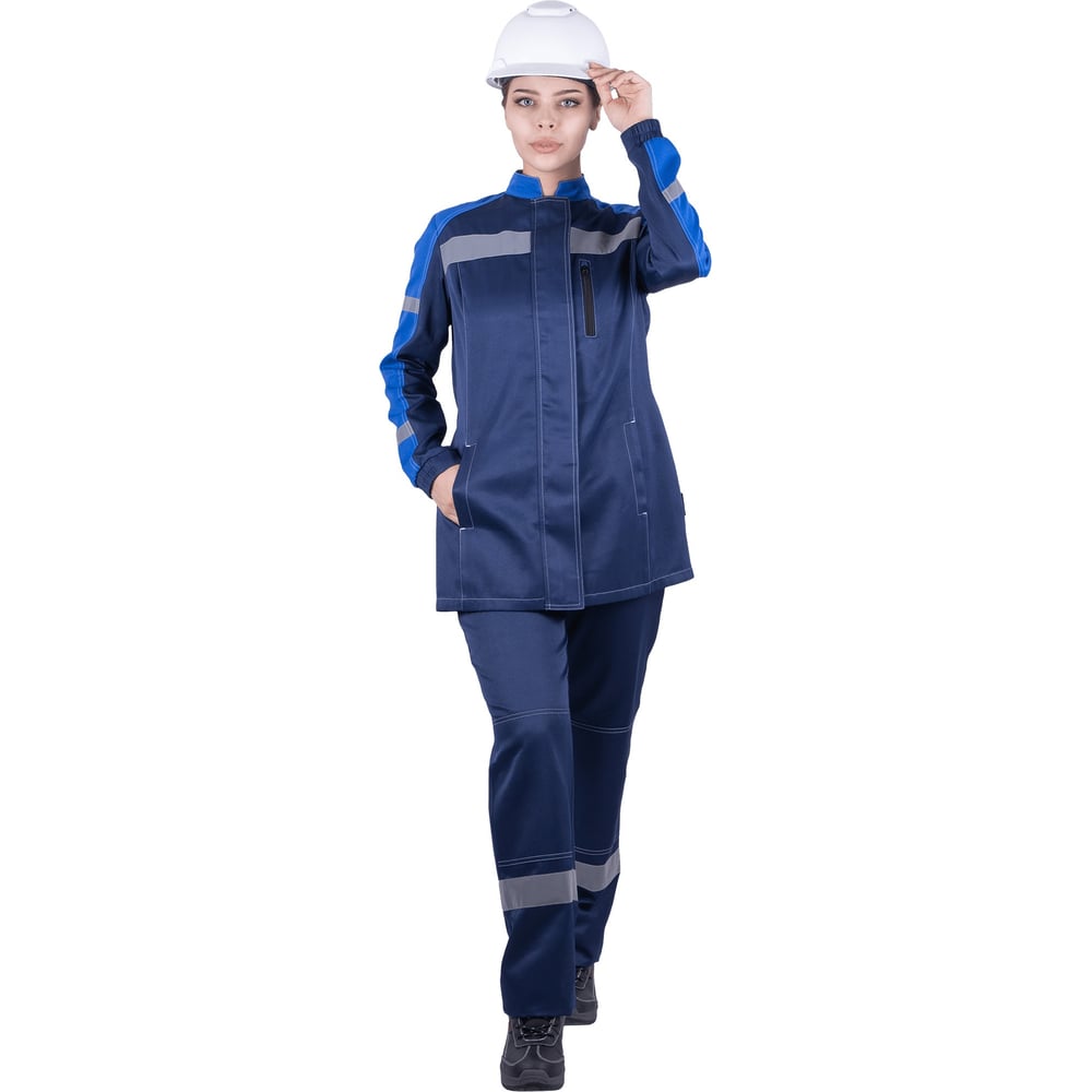 Изображение товара Летний женский костюм ГК Спецобъединение РОУД синий/васильковый, 104, водоотталкивающая пропитка