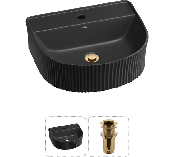 Изображение товара Набор Wellsee 2 в 1 Festive Fox накладная/подвесная раковина 45x40 см 20213680R