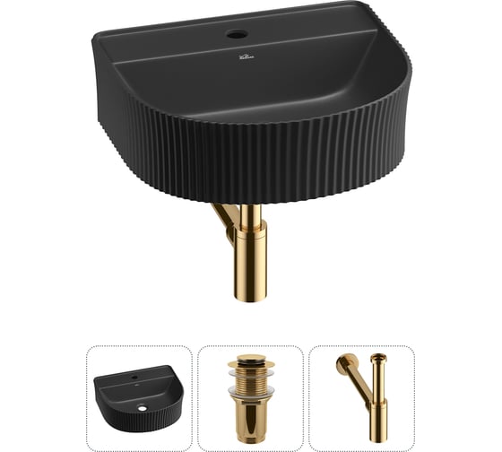 Изображение товара Набор Wellsee 3 в 1 Festive Fox накладная/подвесная раковина 45x40 см 20213683R