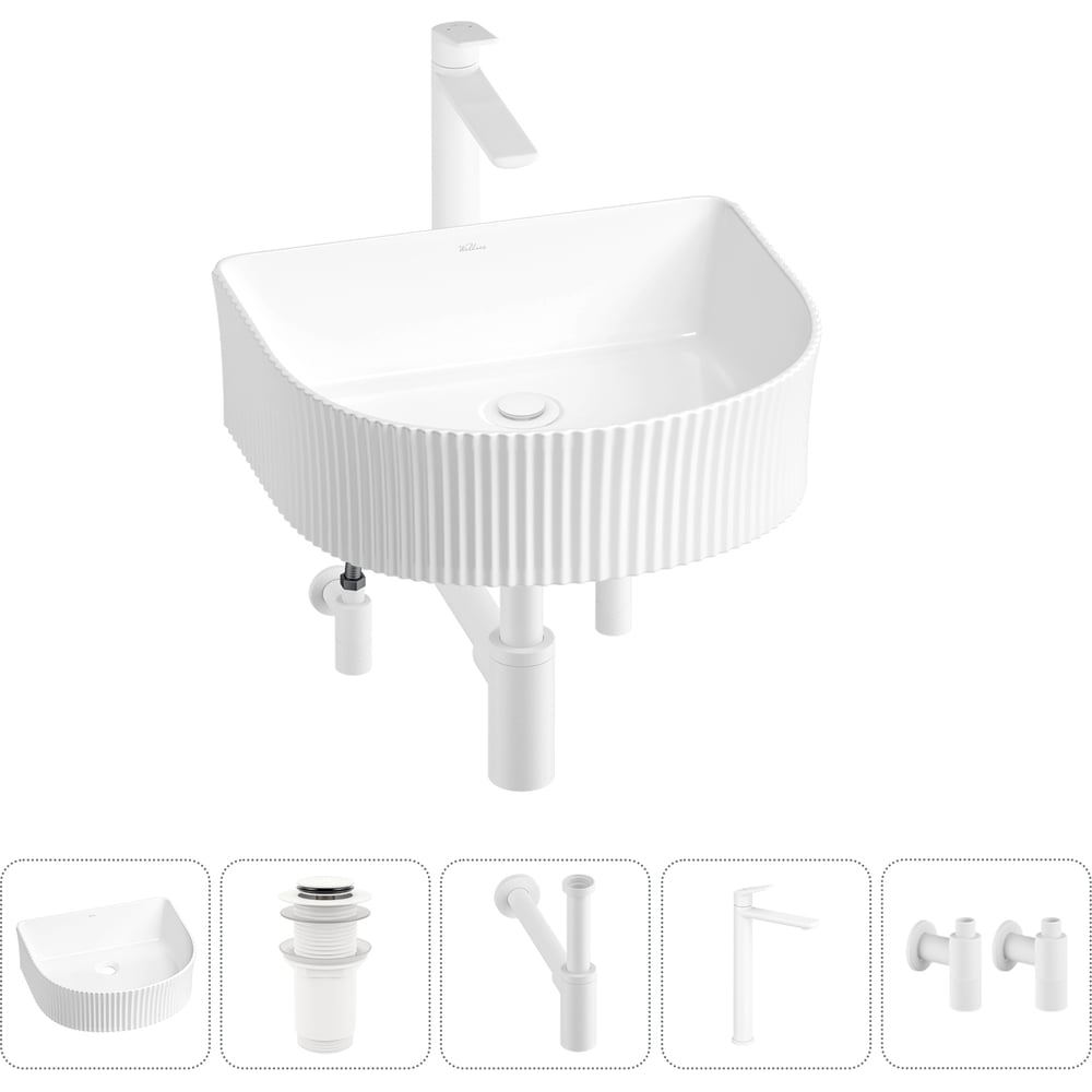 Изображение товара Набор Wellsee 5 в 1 Festive Fox накладная раковина 45x40 см