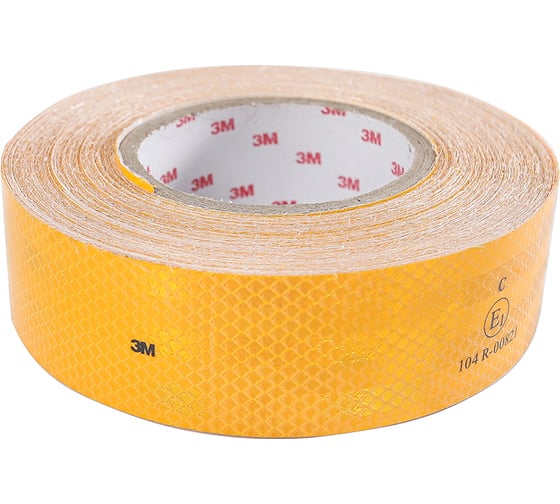 Изображение товара Лента светоотражающая Крал 3м 45 м /5см желтая 4342