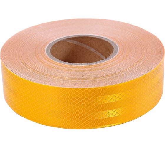 Изображение товара Лента светоотражающая Крал желтая 50м/5см 3398