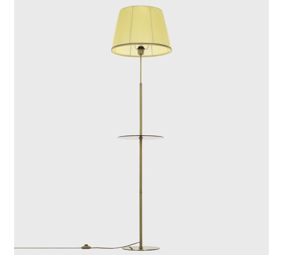 Изображение товара Торшер Citilux Линц бронза, со столиком и кремовым абажуром CL402983T