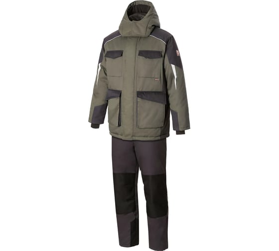Изображение товара Утепленный костюм СОЮЗСПЕЦОДЕЖДА STATUS серый хаки/графит, р. 56-58, рост 170-176 2000000119335
